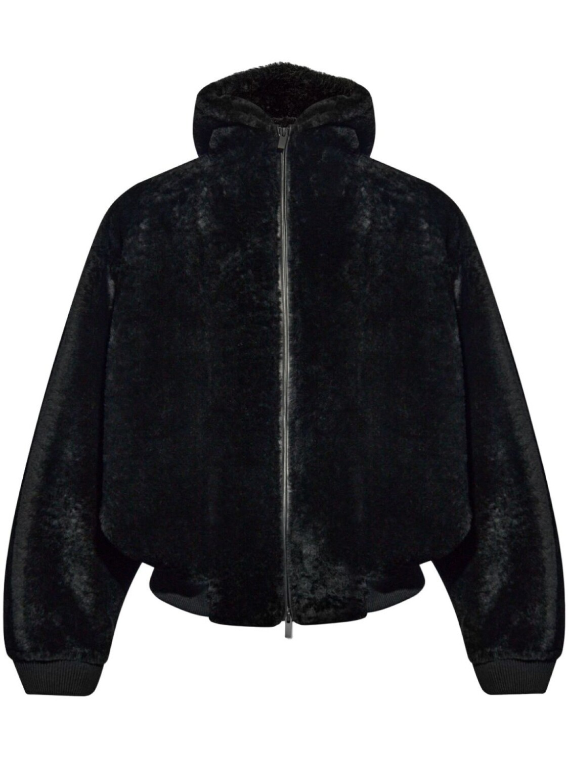 

Куртка с капюшоном из овчины Fear Of God, черный