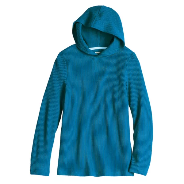

Мальчиковая супермягкая вафельная толстовка 8-20 Sonoma Goods For Life, цвет rich indigo