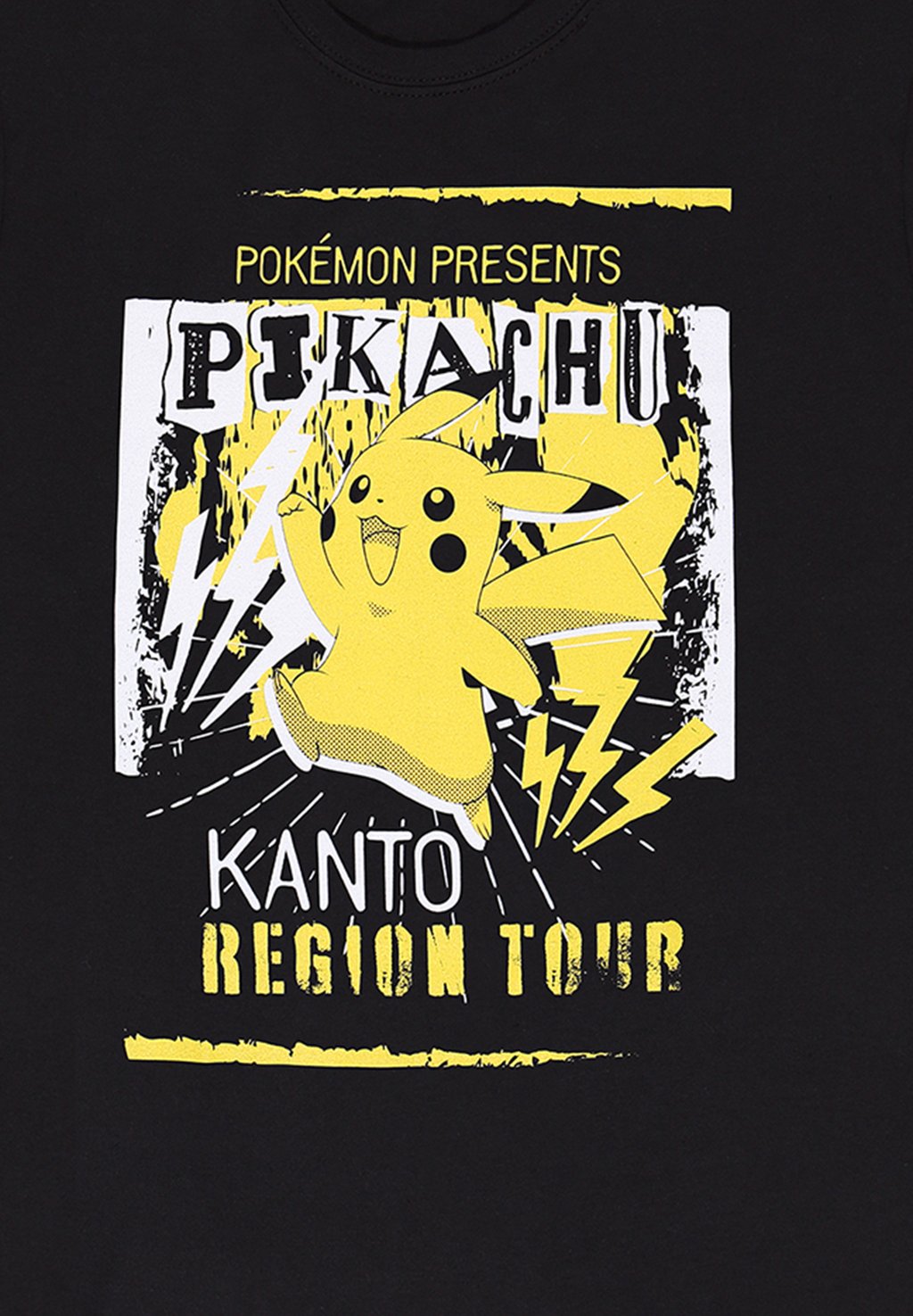 

Футболка с принтом POKÉMON KANTO REGION TOUR Pokemon, черный