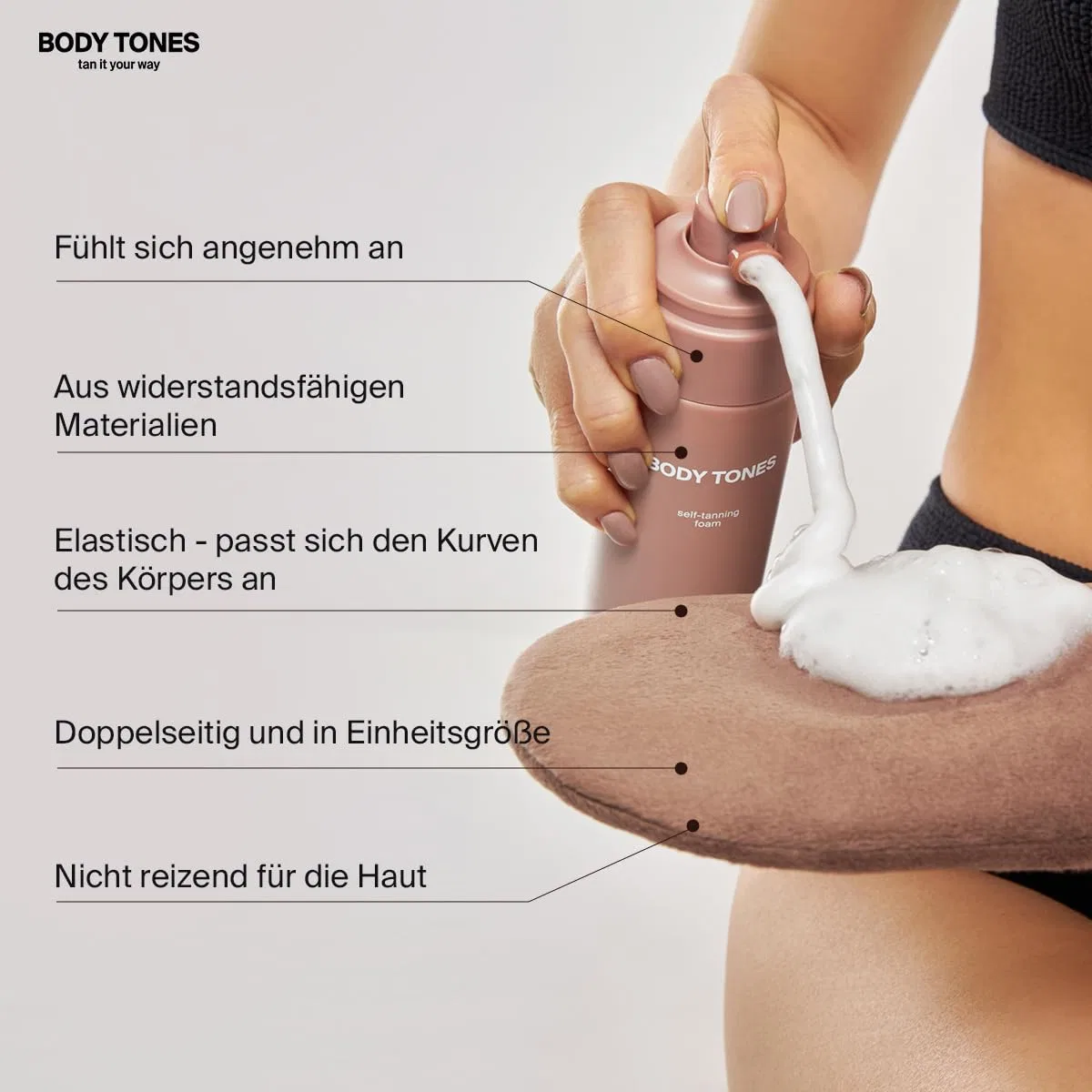 Перчатка-аппликатор для автозагара от Body Tones Body Tones Tan It Your Way — фото 3