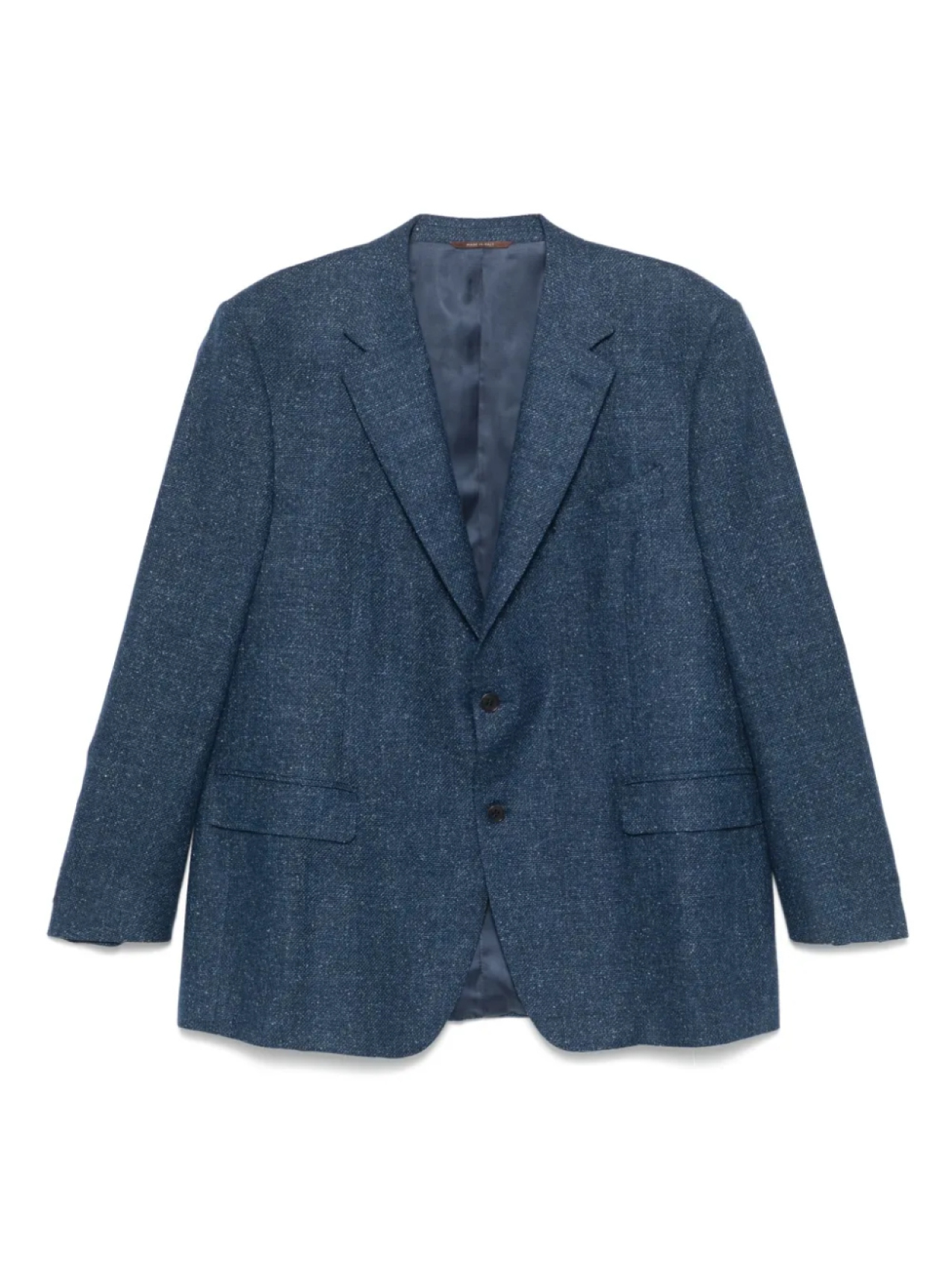 

Меланжевый пиджак Canali, синий