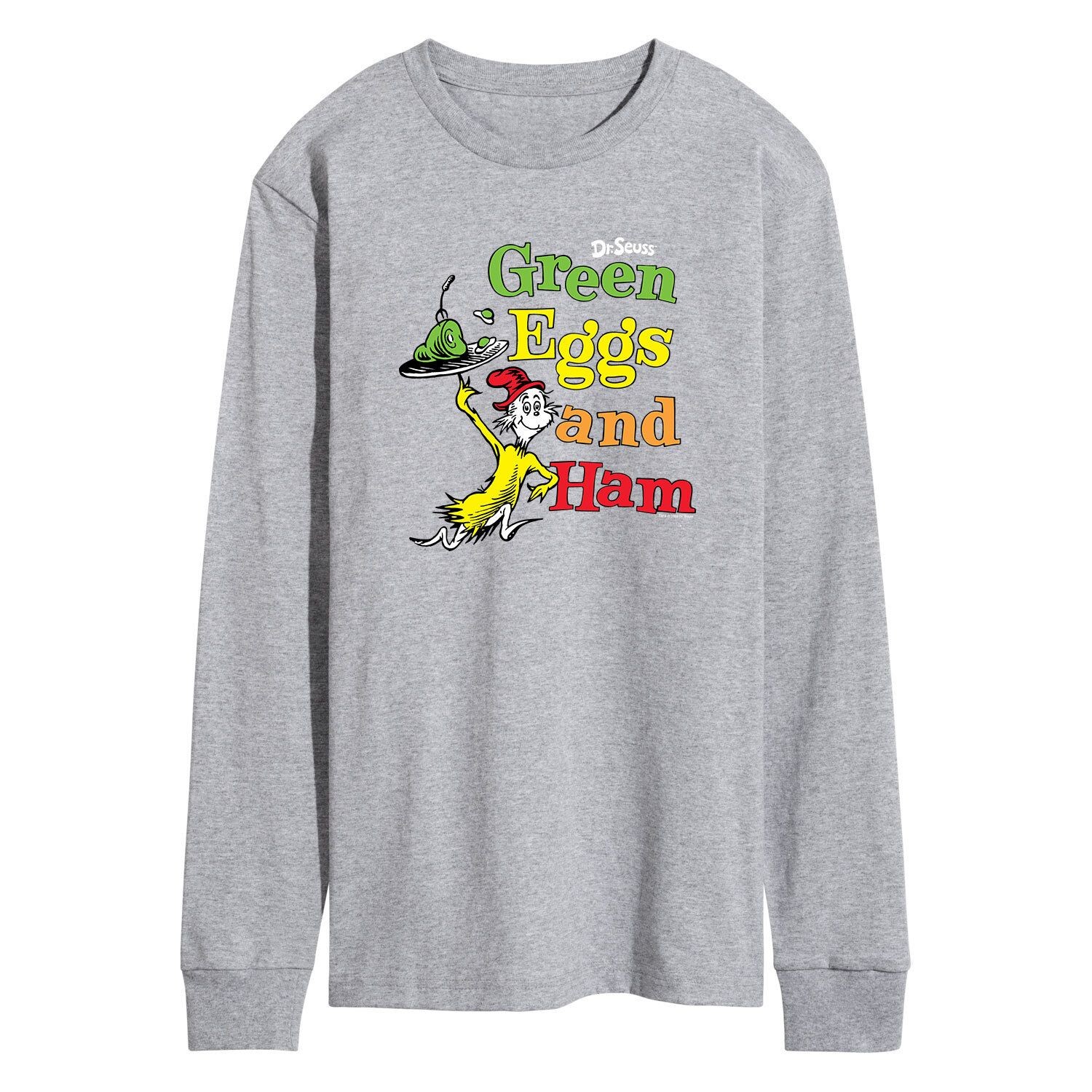 

Мужская футболка Dr. Seuss Green Eggs с длинными рукавами Licensed Character