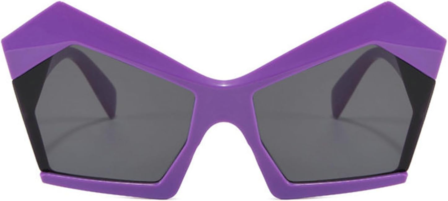 

Солнцезащитные очки "кошачий глаз" большого размера для женщин, винтажные, с большими многоугольными линзами, квадратные, черные; солнцезащитные очки для мужчин, многоугольные, с защитой от УФ-излучения UV400 helena, C6