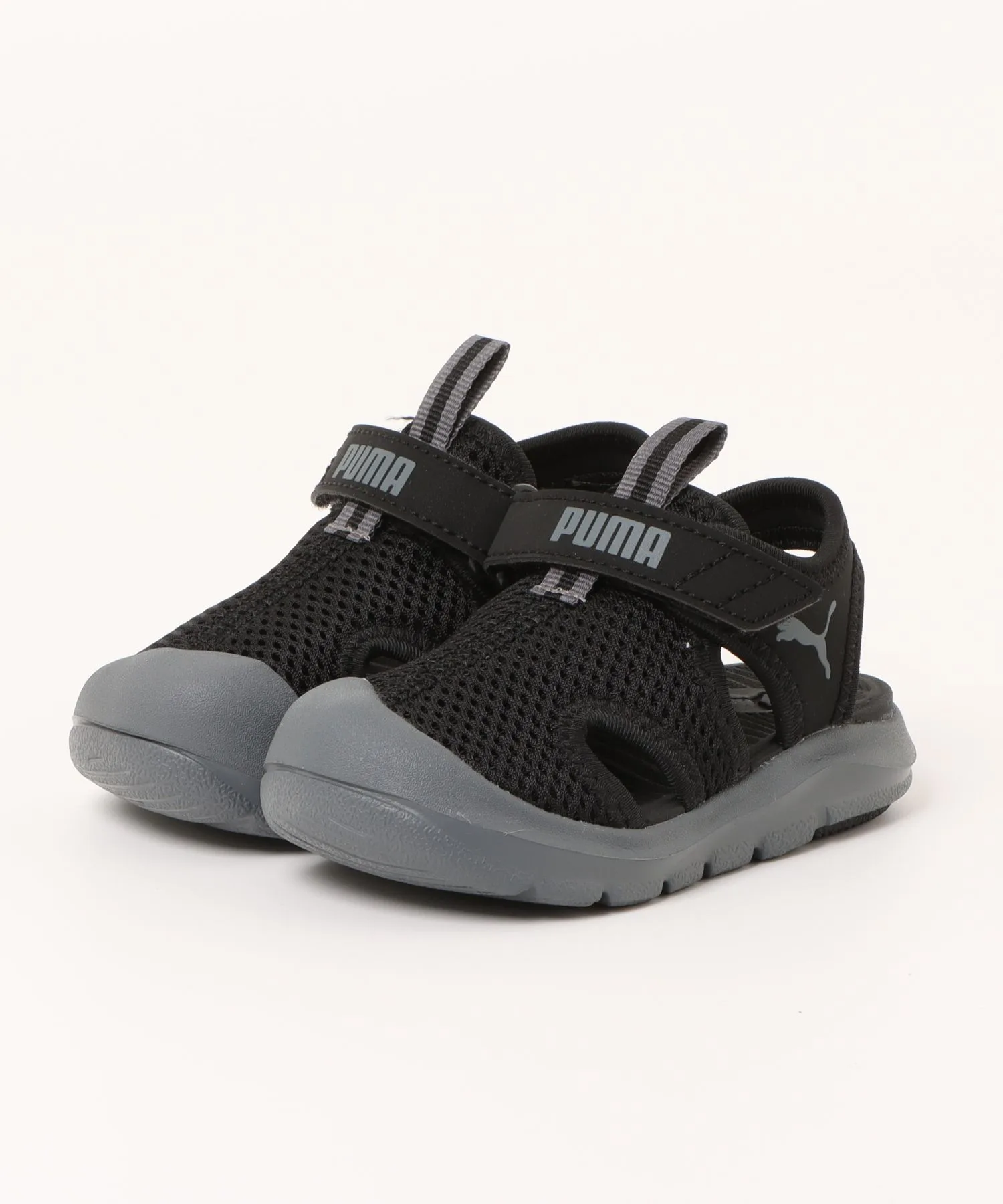 Сандалии для детей из сетчатой ткани Fun Racer Mesh PUMA черные