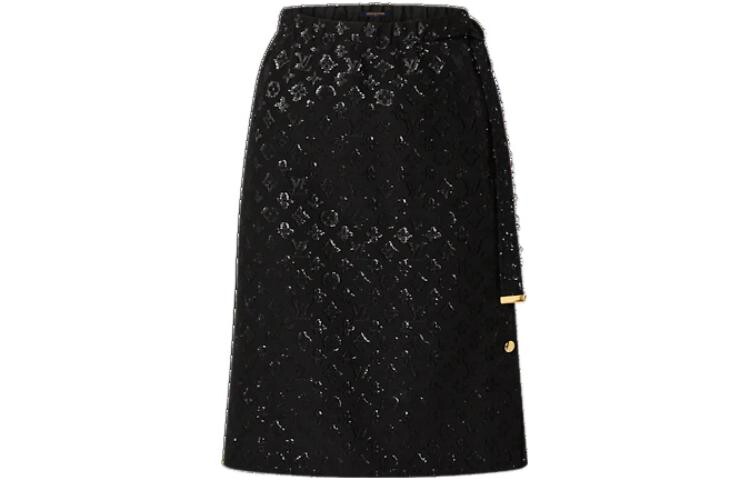 

LOUIS VUITTON Женская повседневная длинная юбка, цвет Black