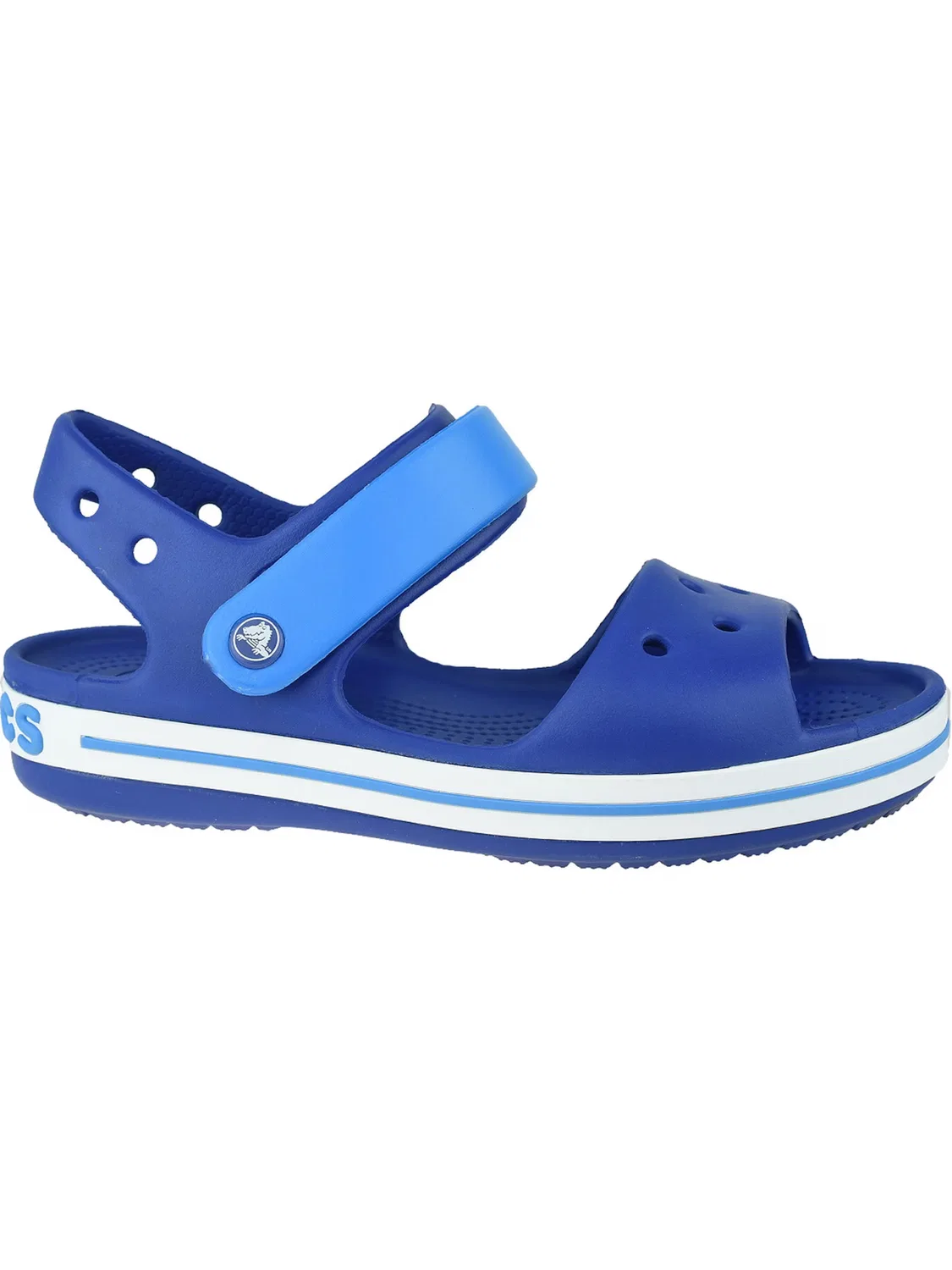 Детские сандалии Crocs Crocband Sandal Kids синего цвета