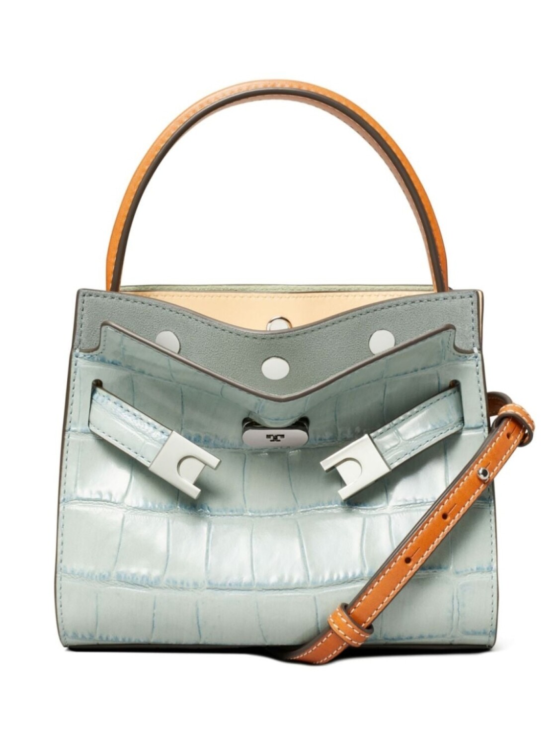 

Маленькая сумка Tory Burch Lee Radziwill, синий