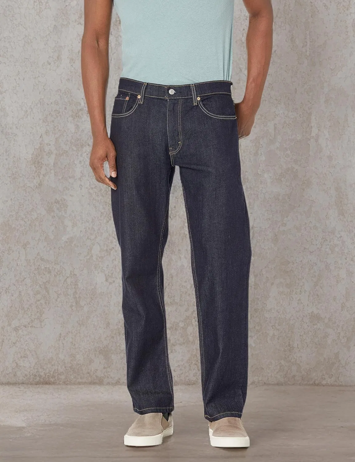 Джинсы прямого кроя Levi's, темно-индиго — фото 3
