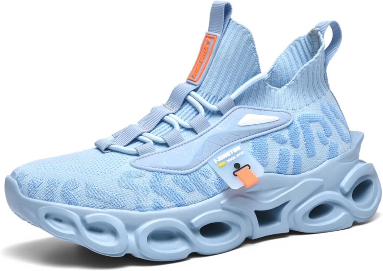 

Мужские модные спортивные баскетбольные кроссовки с дышащей, противоскользящей и износостойкой подошвой, с хорошим сцеплением для активного отдыха на улице Solastride, синий