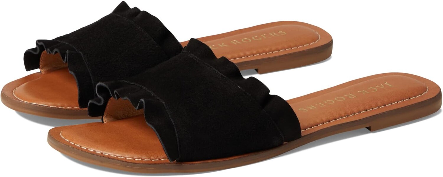

Сандалии Jack Rogers Rosie Ruffle Slide, черный