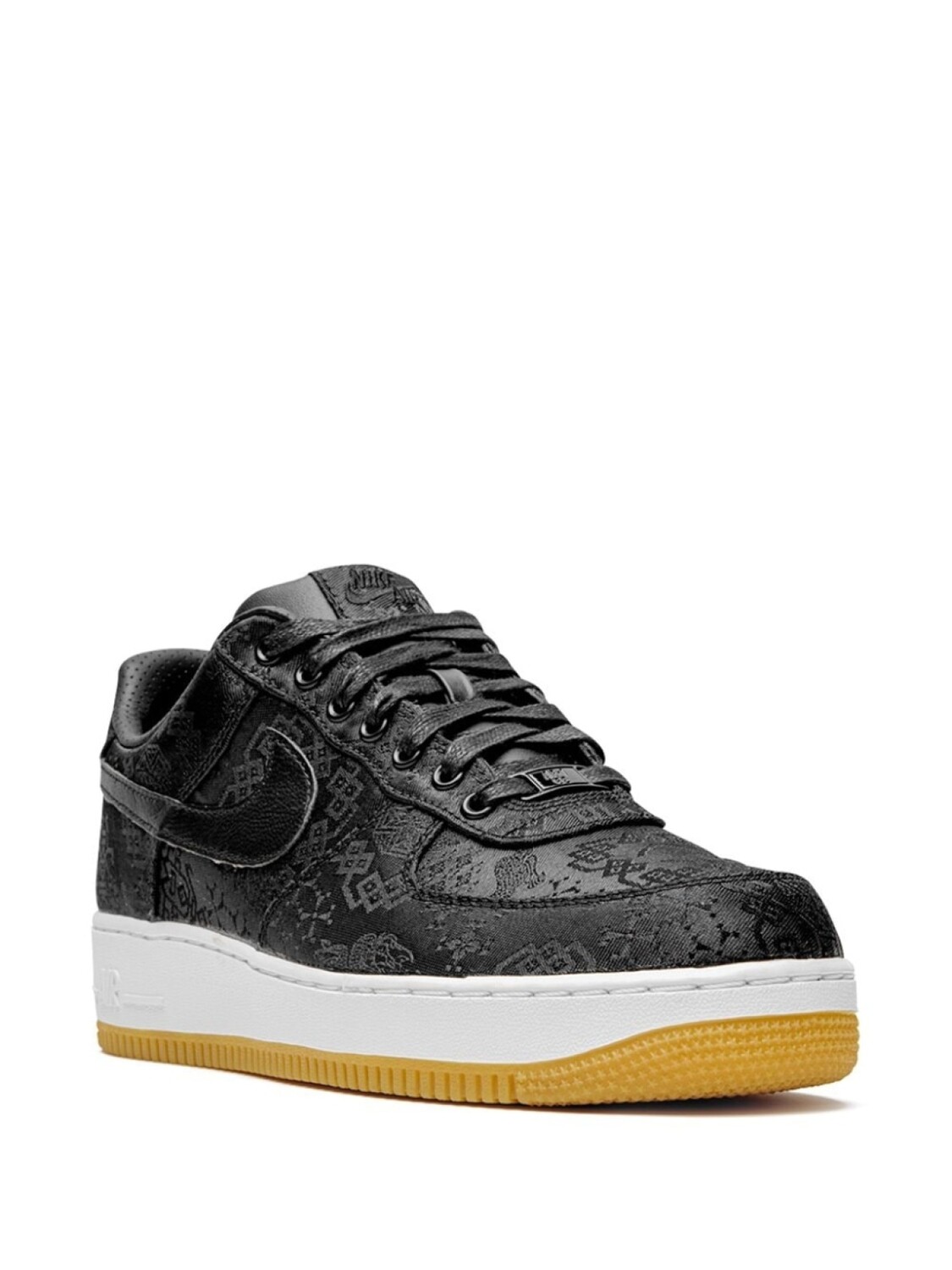 Nike кроссовки Air Force 1 из коллаборации с Fragment и Clot, черный — фото 2