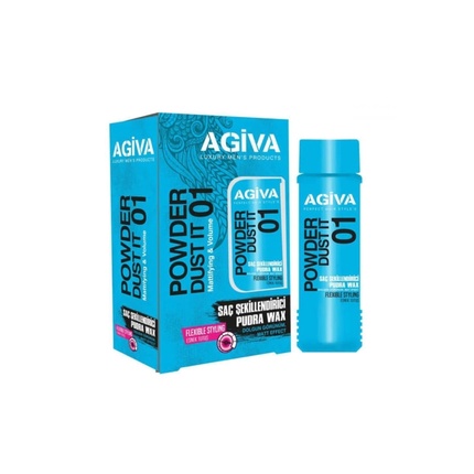 

Воск-пудра для укладки волос Agiva 01, синий, гибкой фиксации, 0,71 унции Agiva Gel