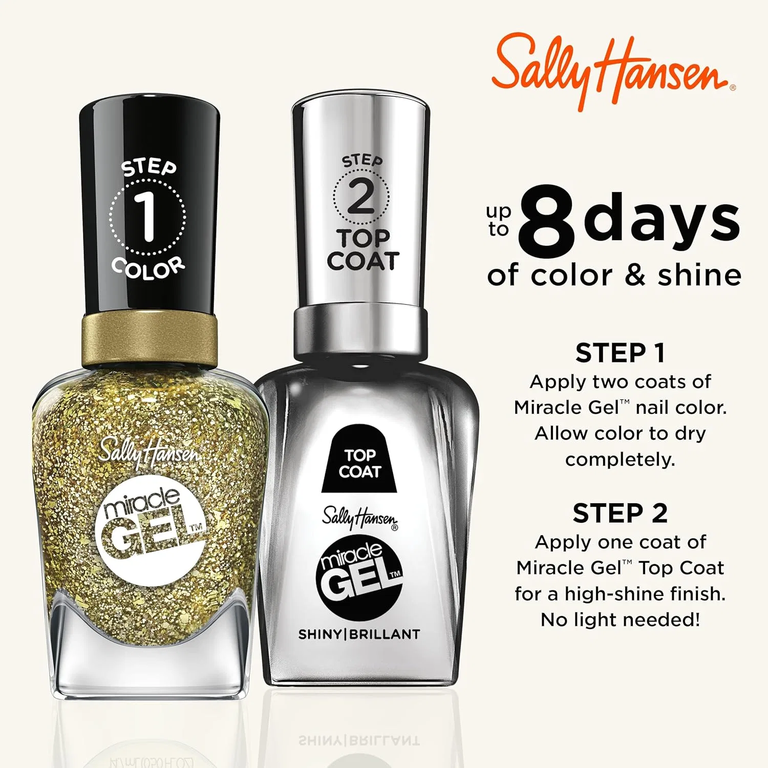 Гель-лак для ногтей «Miracle Gel Sunken Treasure» от SALLY HANSEN Sally Hansen — фото 4