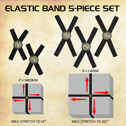 

Аксессуары Enhanced Gaming ENHANCE: Game Box Storage Bands (5)