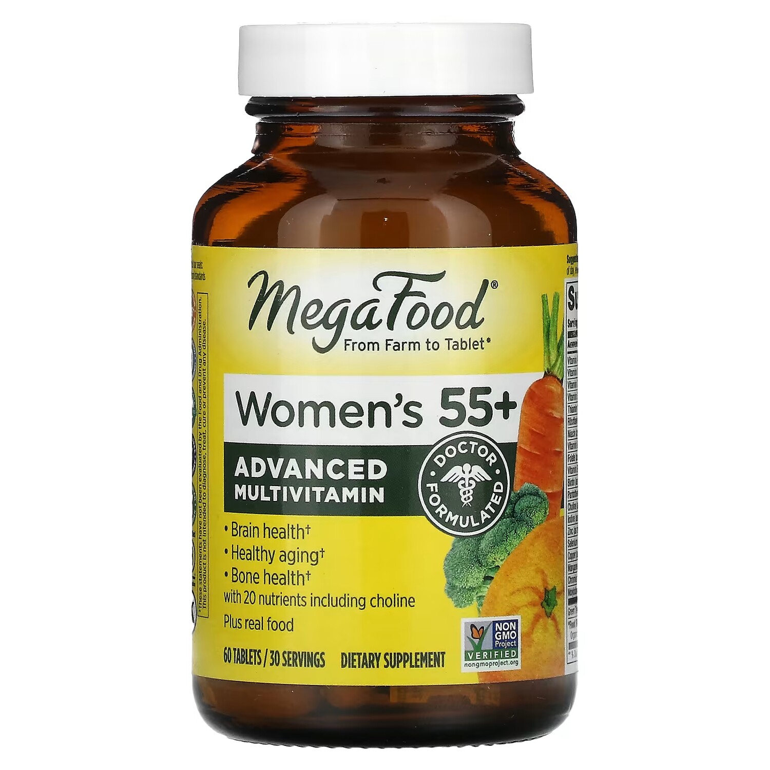 

Мультивитамины MegaFood Advanced для женщин старше 55 лет, 60 таблеток
