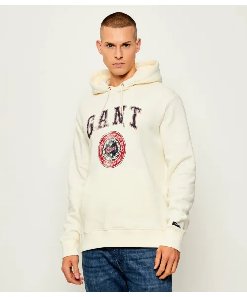 

Графическая толстовка Relaxed fit Gant, белый