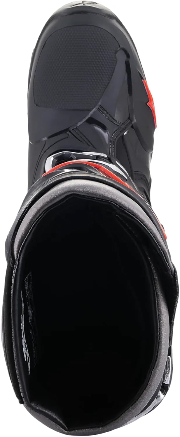 Мотоциклетные ботинки Alpinestars Tech 10, высокоэффективные ботинки для мотокросса, сертифицированы CE, размер 7, цвет: ультрафиолетовый/черный, черный/красный — фото 4