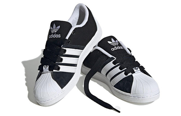 Кроссовки оригиналы суперзвезда супермодифицированные кроссовки Adidas, черный — фото 3