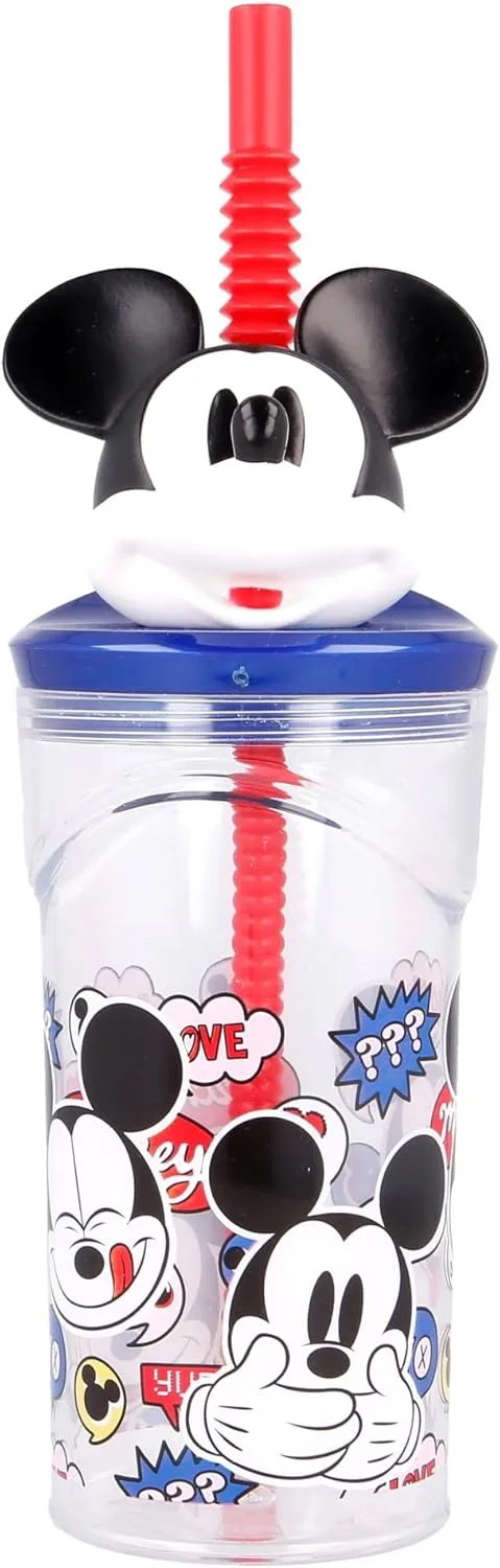 Кружка Disney Mickey Mouse 360 мл с трубочкой, BPA Free Stor