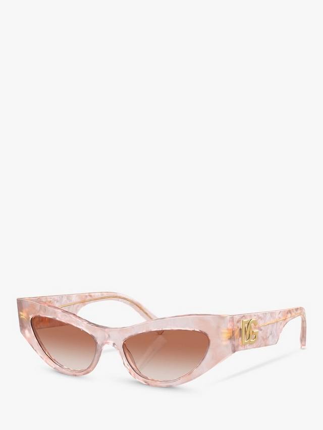 

Женские солнцезащитные очки Cat's Eye DG4450 Dolce & Gabbana, Madre Perla Pink/Brown Gradient