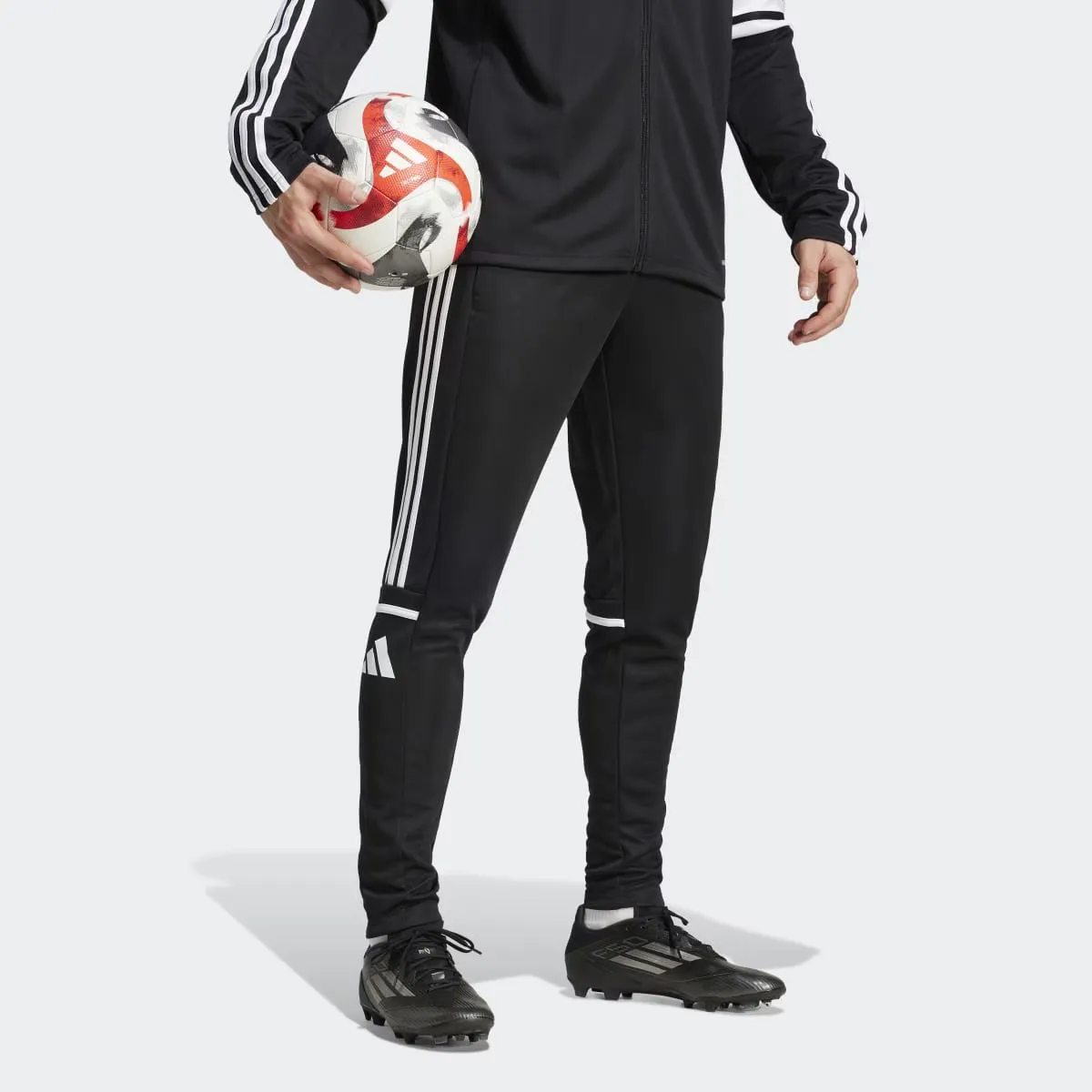 Squadra 25 Adidas Мужские тренировочные брюки, чёрный — фото 4