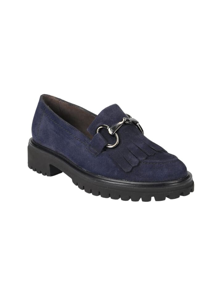 

Элегантные туфли на шнуровке Paul Green Slipper & Mokassin 2734 044 Rauleder Blau Damen, синий