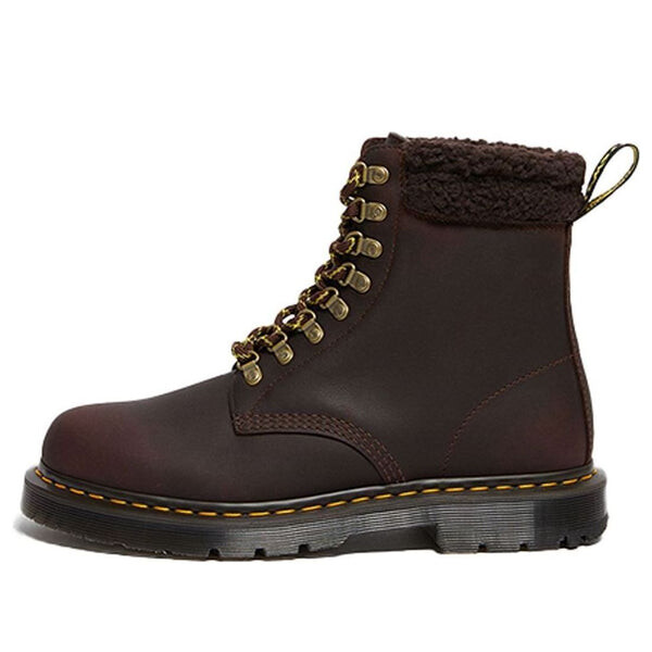 

Кроссовки 1460 wintergrip fleece leather boots 'cocoa dark brown' Dr. Martens, мультиколор, Коричневый, Кроссовки 1460 wintergrip fleece leather boots 'cocoa dark brown' Dr. Martens, мультиколор