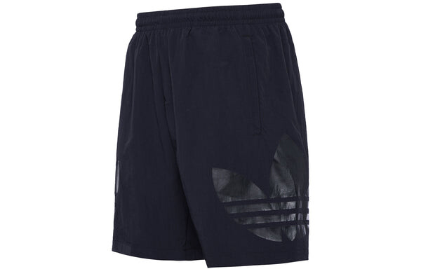 Шорты оригинальные триколор short2 печать спортивные шорты мужские Adidas, черный — фото 2