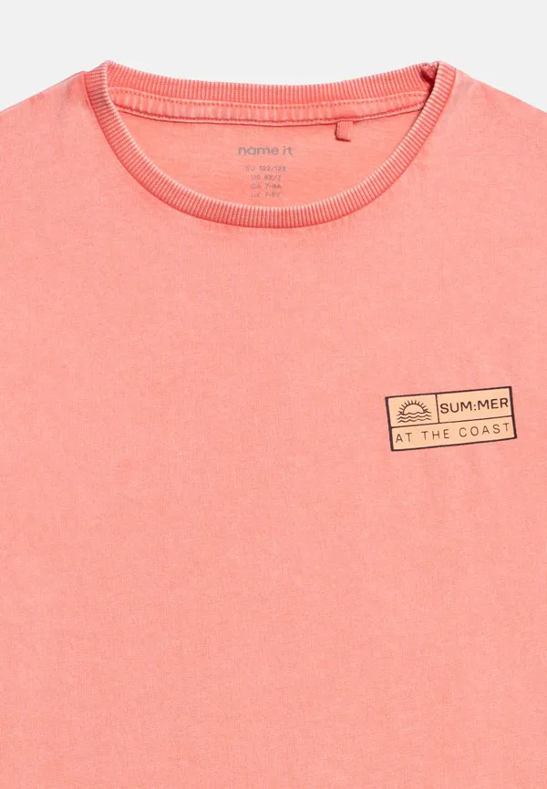 Базовая футболка nkmfandel Name It, Peach Echo — фото 4