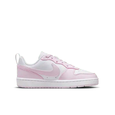 Кроссовки Nike Court Borough Low Recraft, цвет White/Pink Foam — фото 4