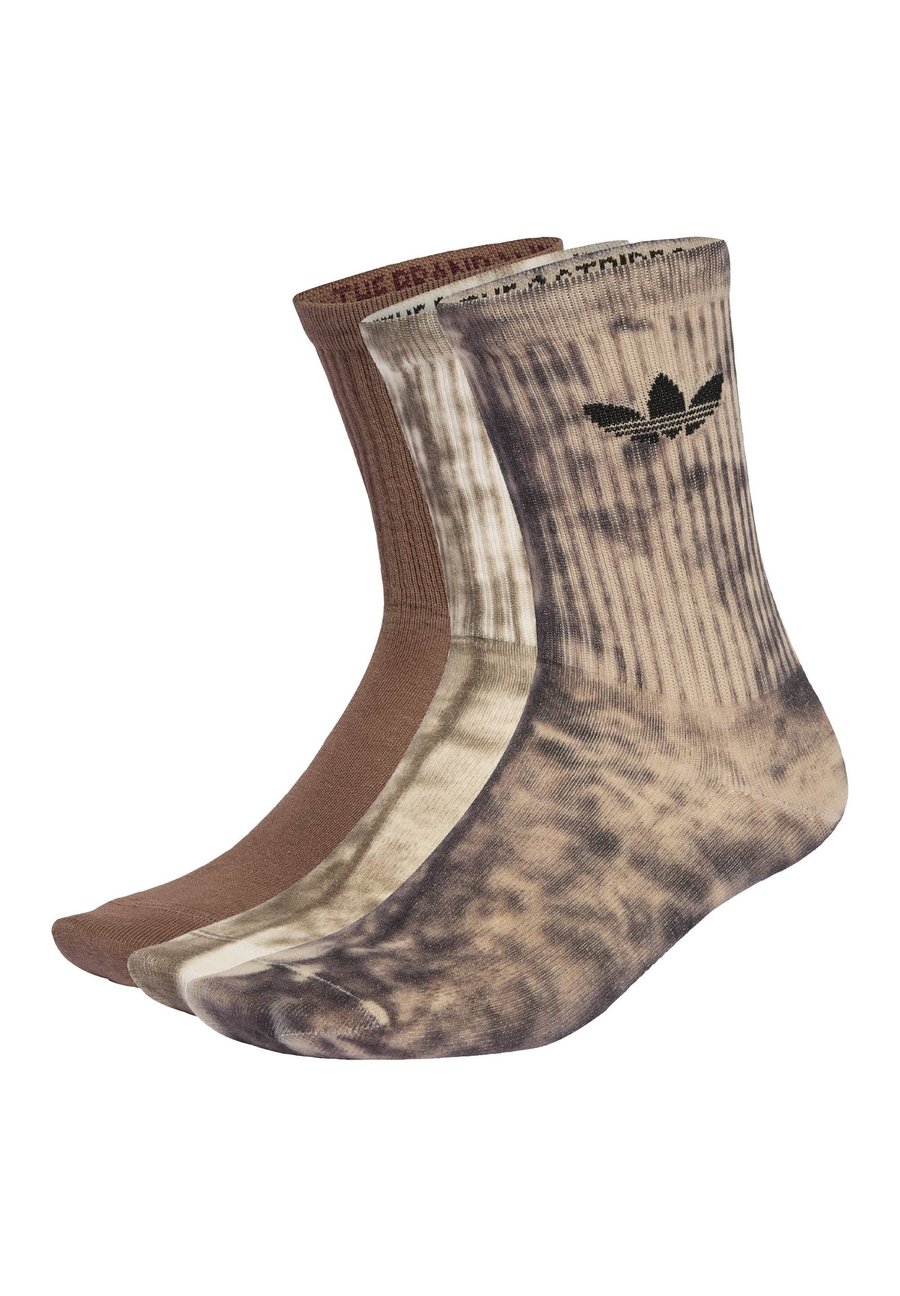 

Носки Adidas Originals TIE DYE 3 PACK UNISEX, Brown/Light Brown/Beige/Brown
