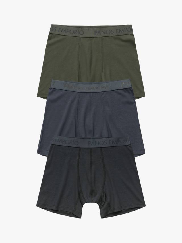 

Боксеры из бамбуковой смеси Panos Emporio, Pack of 3, Mixed Green/Grey
