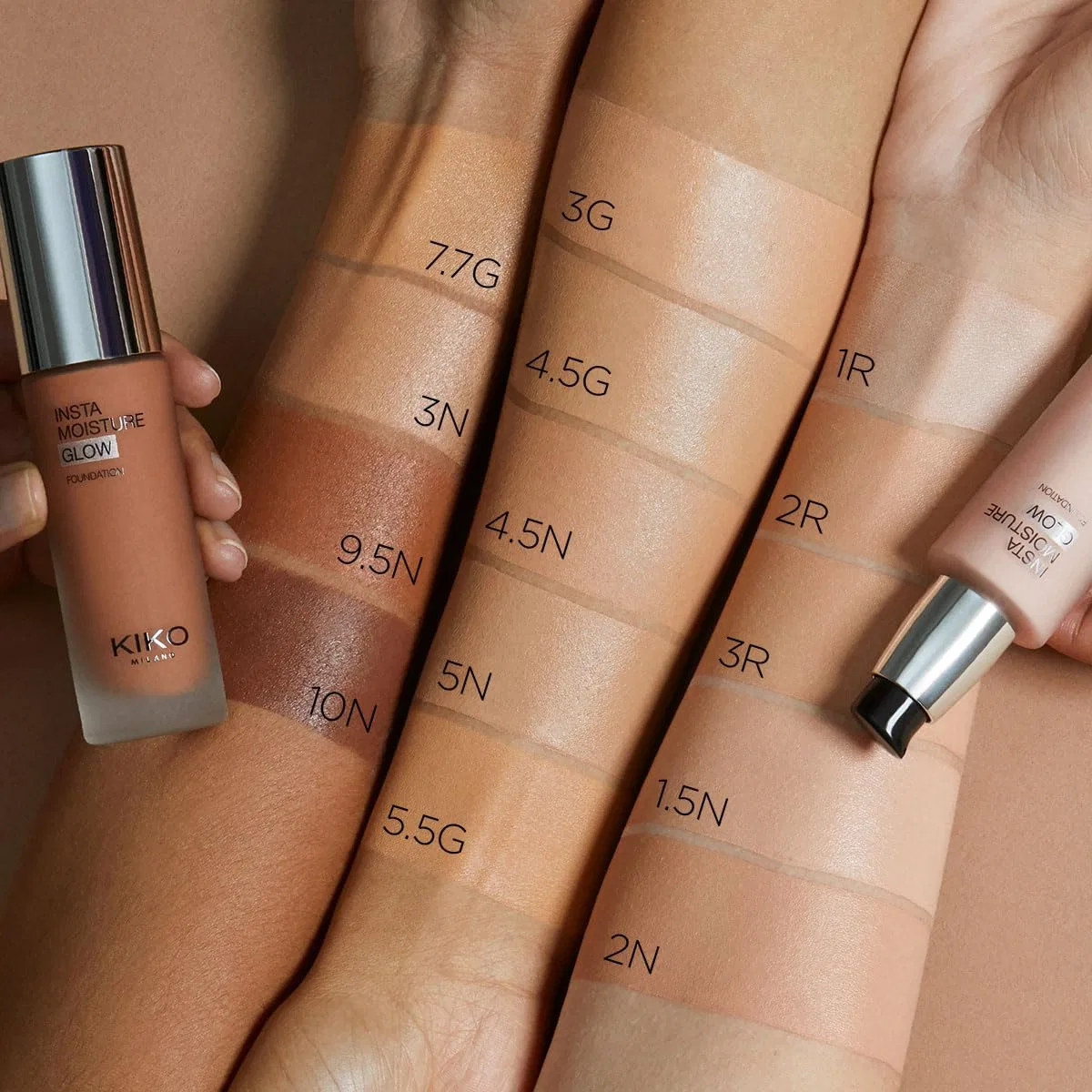 Увлажняющая тональная основа «Instamoisture Glow Foundation 14» от KIKO Milano Kiko Milano, 10 Neutral — фото 4