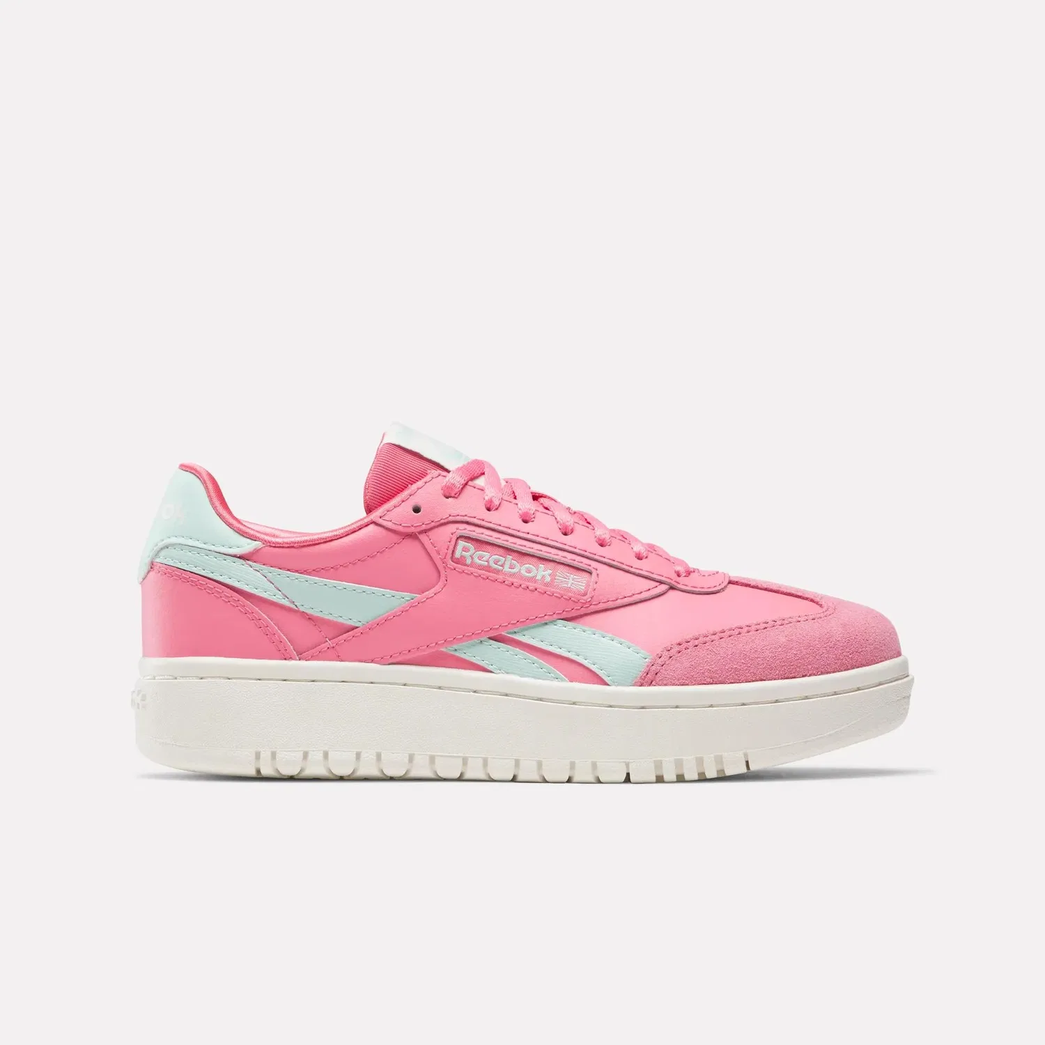 Кроссовки Reebok Campio Xt Double для девочек постарше, Passion Pink/Glitch Aqua/Chalk