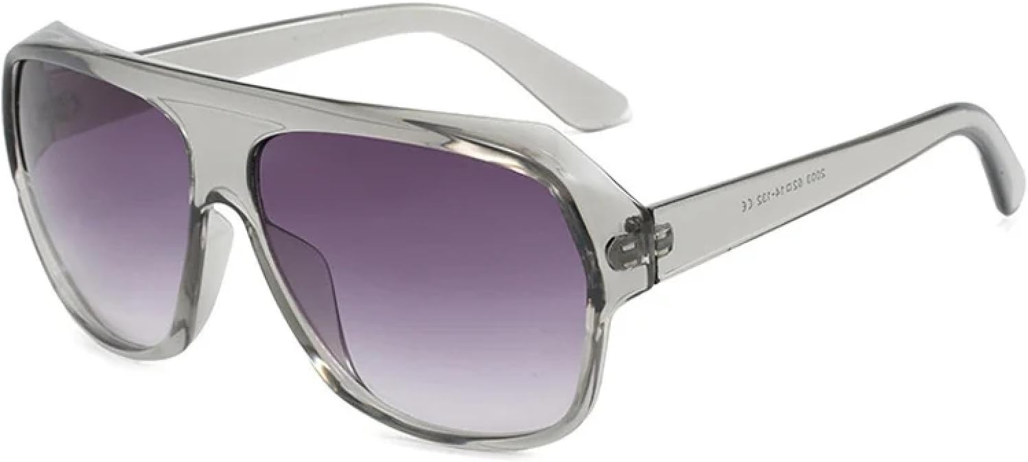 

Ретро-солнцезащитные очки с градиентным леопардовым принтом для женщин и мужчин с защитой от УФ-излучения UV400, роскошные очки для активного отдыха и вождения TKKTLLT, Cleargray-gray