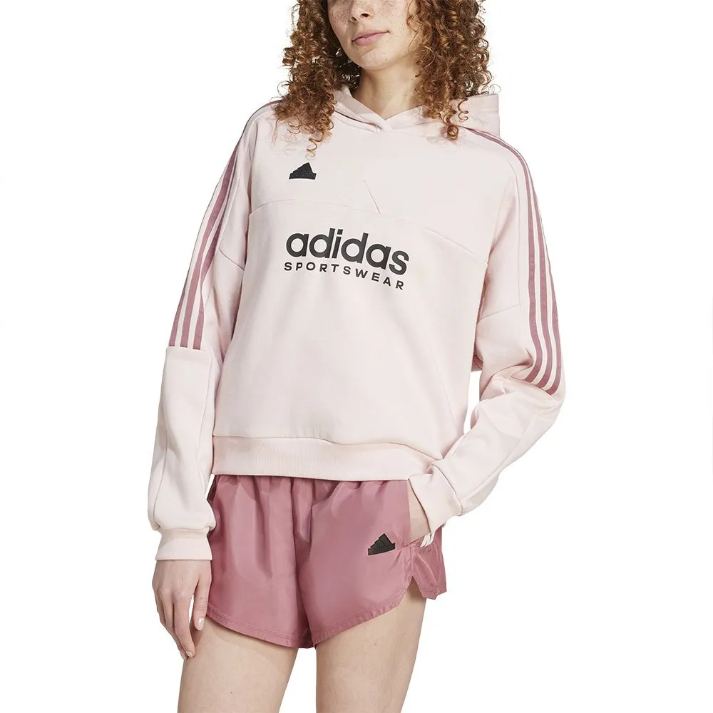 

Толстовка adidas Tiro Cut 3 Stripes Fleece, розовый