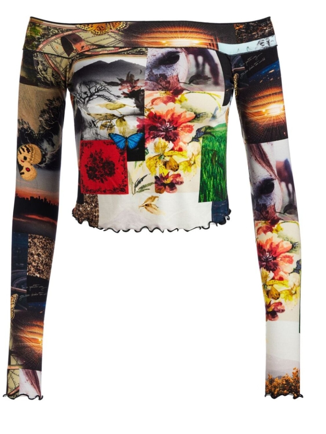

Alice + olivia доринда топ, черный