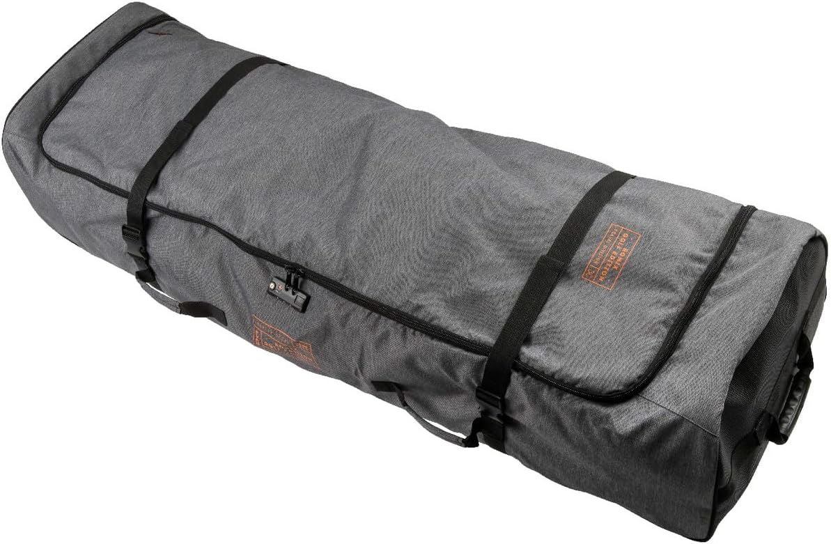 

Сумка для вейкборда Ronix Links Padded Wheelie 2026, Charcoal / Orange, Черный, Сумка для вейкборда Ronix Links Padded Wheelie 2026, Charcoal / Orange