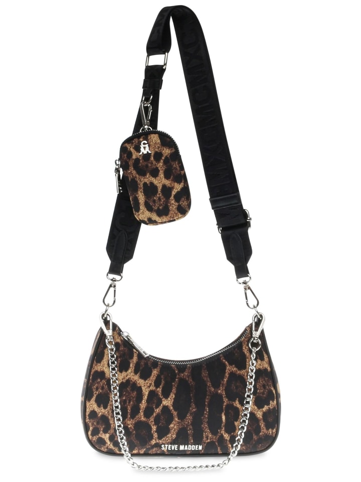 

Наплечная сумка Steve Madden, цвет leopard