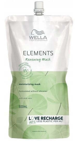 Увлажняющая маска для волос, пакетик, 500 мл Wella, Professionals Elements, Wella Professionals — фото 2