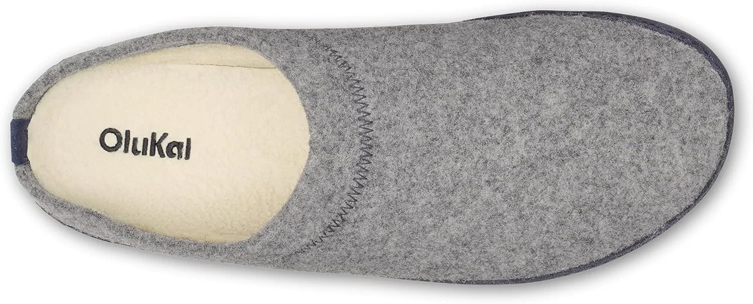 Тапочки из шерсти OLUKAI Graphite/Trench Blue — фото 3
