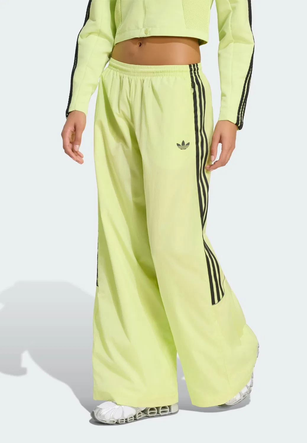 Adidas Originals Широкие брюки Teamgeist цвета Limone — фото 2