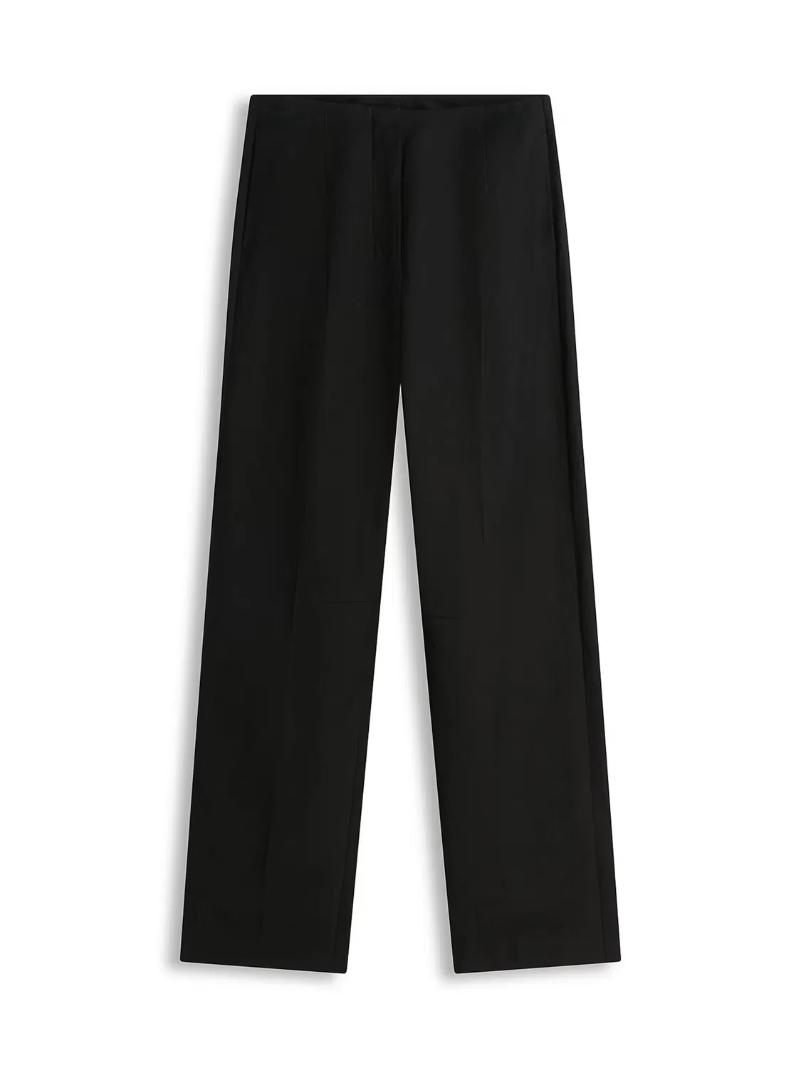 Брюки с бочкообразными складками спереди Tommy Hilfiger, Black
