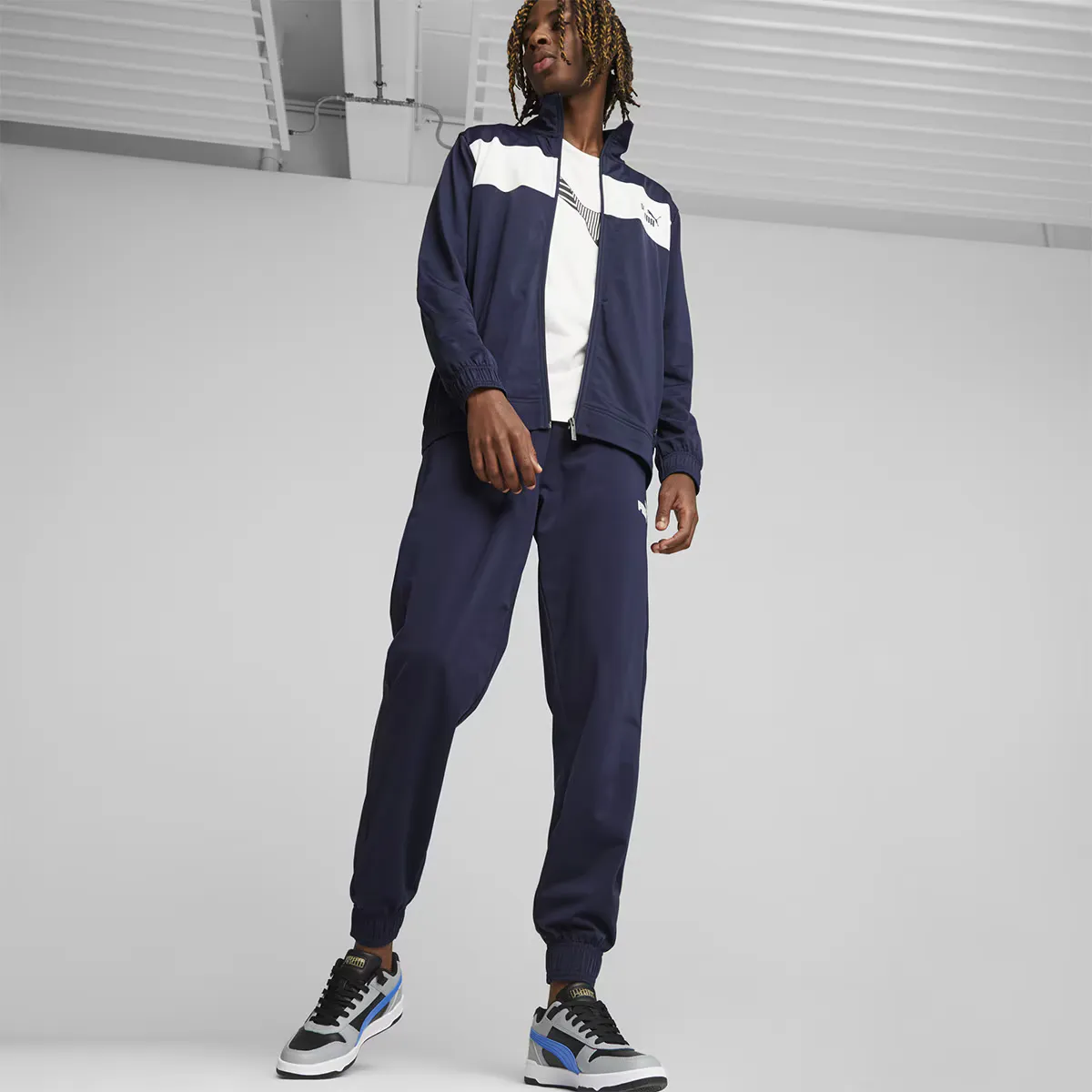 

Мужской спортивный костюм Puma Poly Suit, синий