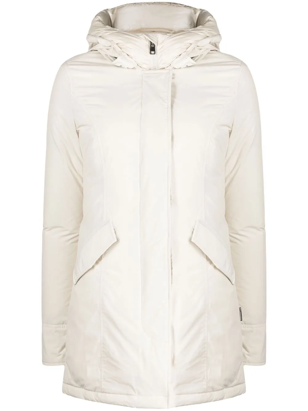 

Пуховик с капюшоном WOOLRICH, белый