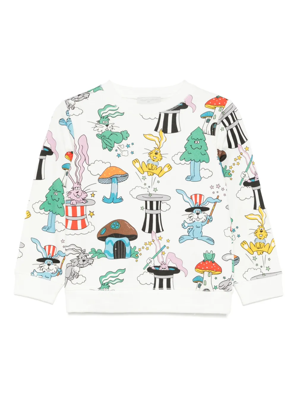

Толстовка с принтом magicians bunny Stella McCartney Kids, белый