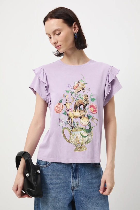 

Хлопковая футболка Medicine, фиолетовый