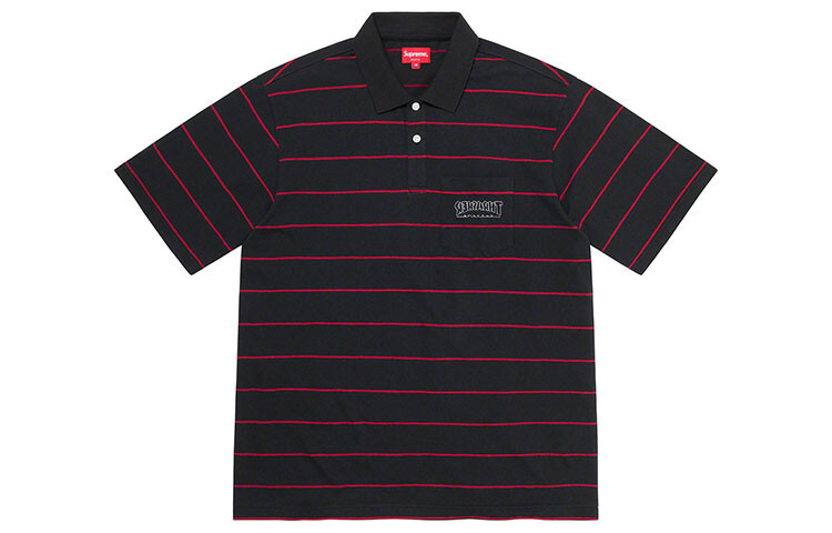 

Рубашка-поло мужская Supreme, черный