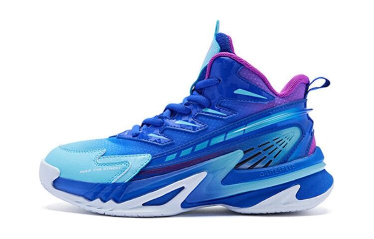 

Детские баскетбольные кроссовки GS Mid-top Blue Qiaodan, синий