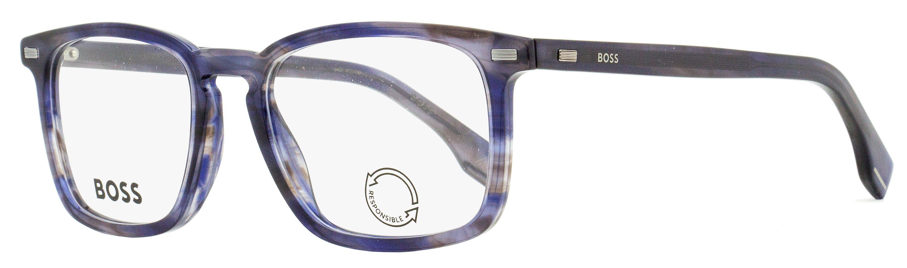 

Мужские прямоугольные очки Hugo Boss B1368 JBW Blue Havana 53 мм